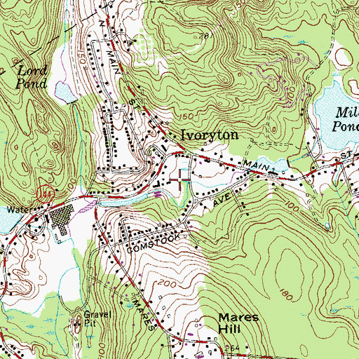 Topographic Map of Museum of Fife and Drum, CT