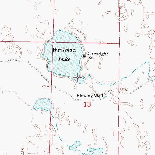 Topographic Map of Cottonwood Creek, CO