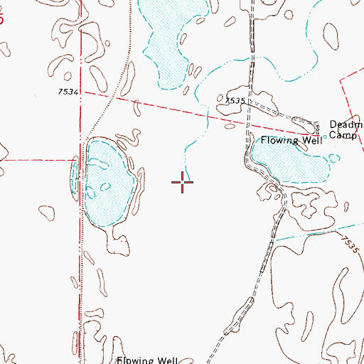 Topographic Map of Deadman Creek, CO