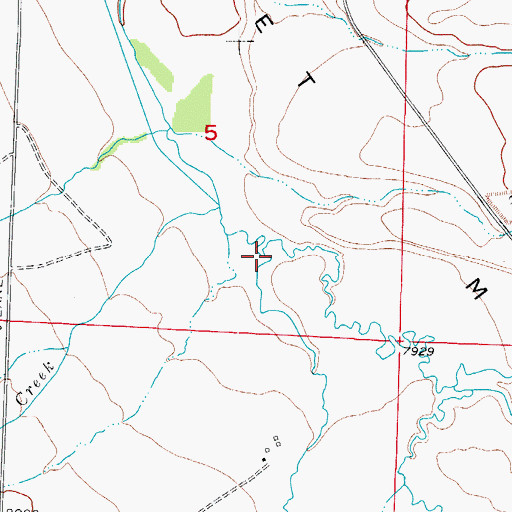 Topographic Map of Macey Creek, CO