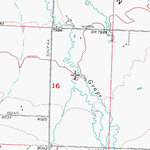 Topographic Map of North Colony Creek, CO