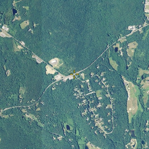 Aerial/Satellite Image of Babcock Library, CT