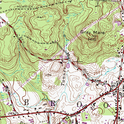 Topographic Map of Connecticut State Orphanage, CT