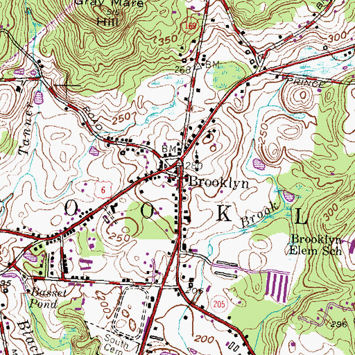 Topographic Map of Federated Church of Christ, CT