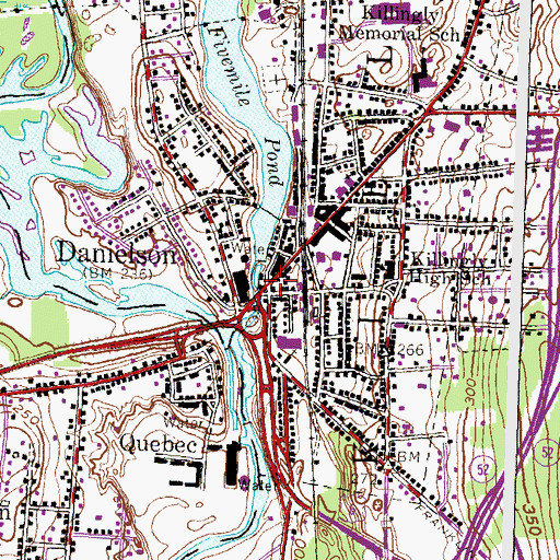 Topographic Map of Holy Trinity Greek Orthodox Church, CT