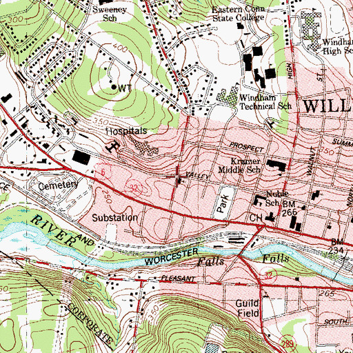 Topographic Map of Holy Trinity Orthodox Church, CT
