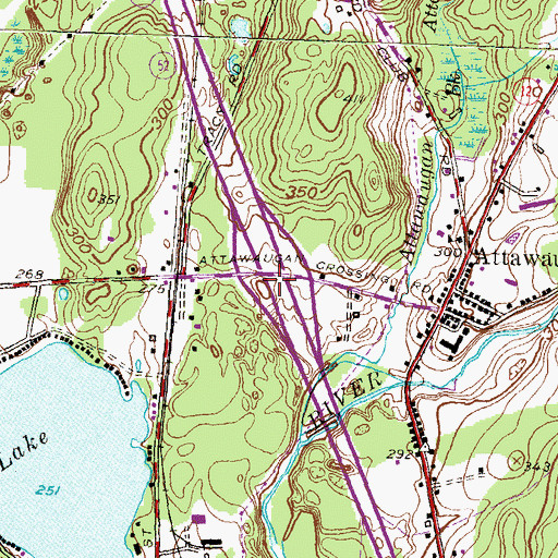 Topographic Map of Interchange 94, CT