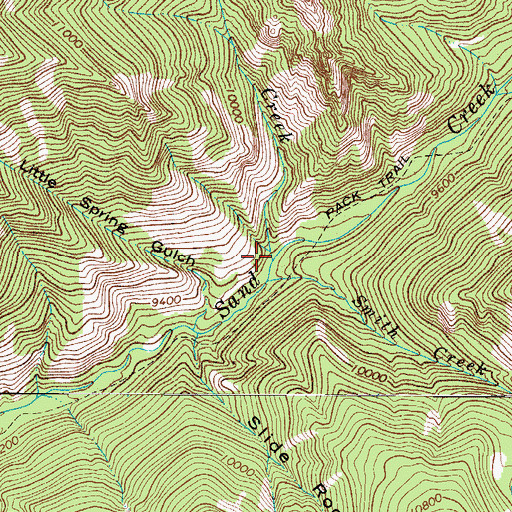 Topographic Map of McKenney Creek, CO