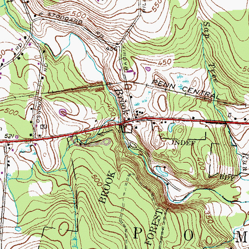 Topographic Map of Marcy Blacksmith Museum, CT