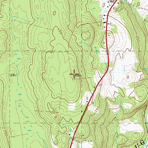 Topographic Map of Morgan Hill, CT