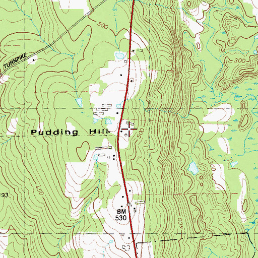 Topographic Map of Nature Conservatory, CT