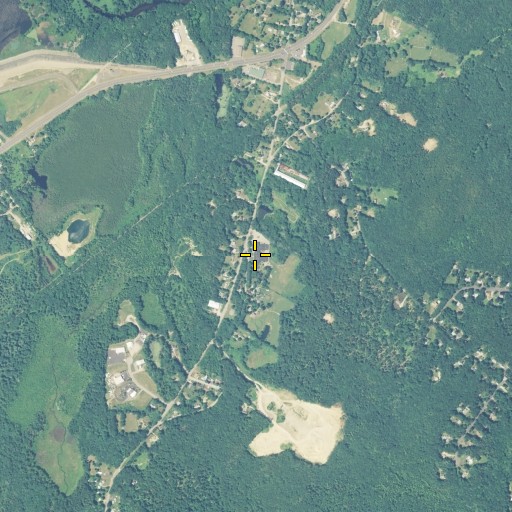 Aerial/Satellite Image of North Windham Elementary School, CT