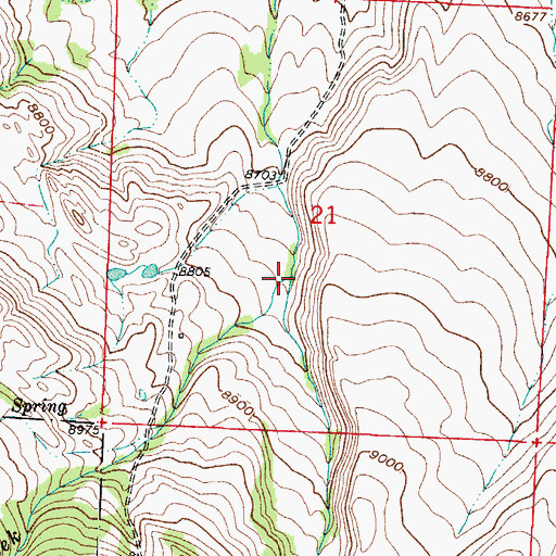 Topographic Map of Music Pass Creek, CO