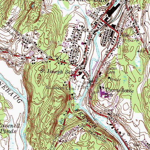 Topographic Map of Saint Joseph Roman Catholic Church, CT