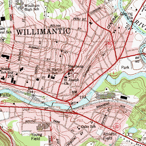 Topographic Map of Saint Joseph Convent, CT