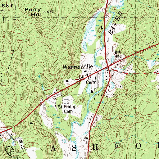 Topographic Map of Saint Philip-Apostle Church, CT