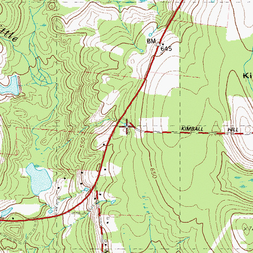Topographic Map of Sharpe Hill Vineyard, CT