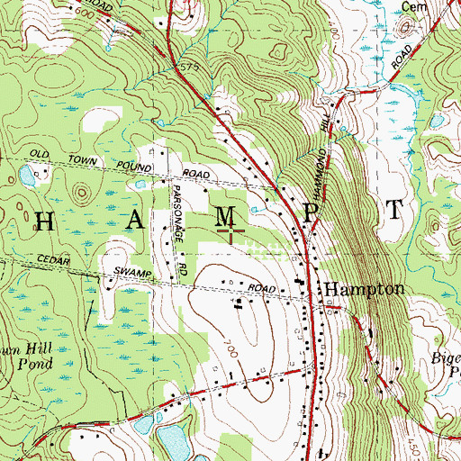 Topographic Map of Stepping Stone Ministries, CT