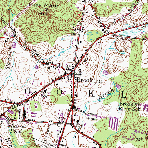 Topographic Map of Unitarian Church, CT