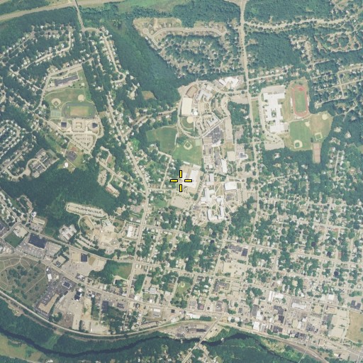 Aerial/Satellite Image of Windham Technical School, CT