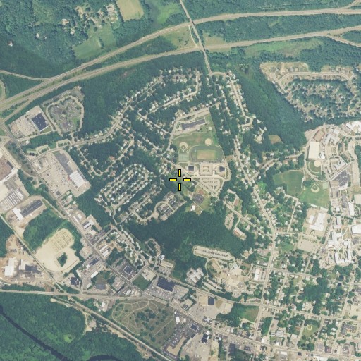 Aerial/Satellite Image of Windham Middle School, CT