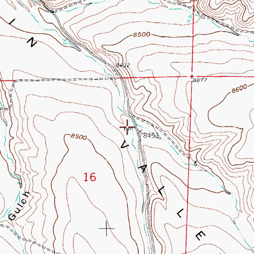 Topographic Map of Devils Gulch, CO