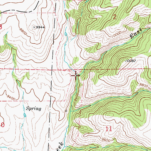 Topographic Map of East Fork Williams Creek, CO