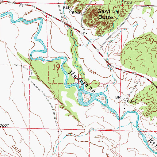 Topographic Map of Williams Creek, CO