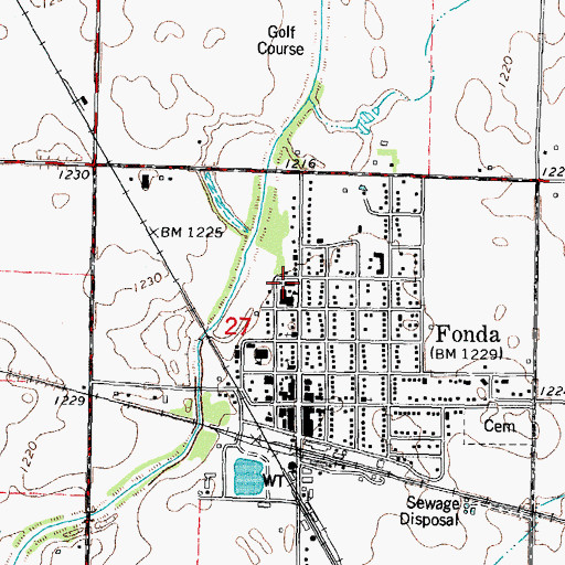 Topographic Map of Our Lady of Good Counsel Church, IA