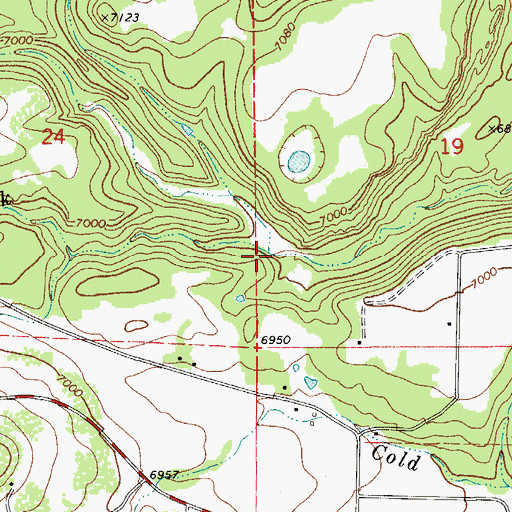 Topographic Map of South Muddy Creek, CO