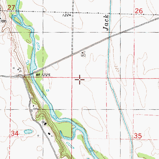 Topographic Map of West Fork Wildlife Management Area, IA