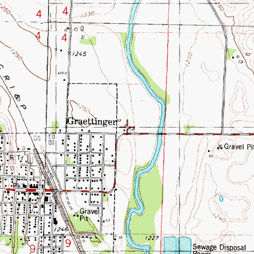 Topographic Map of Lammers Museum, IA