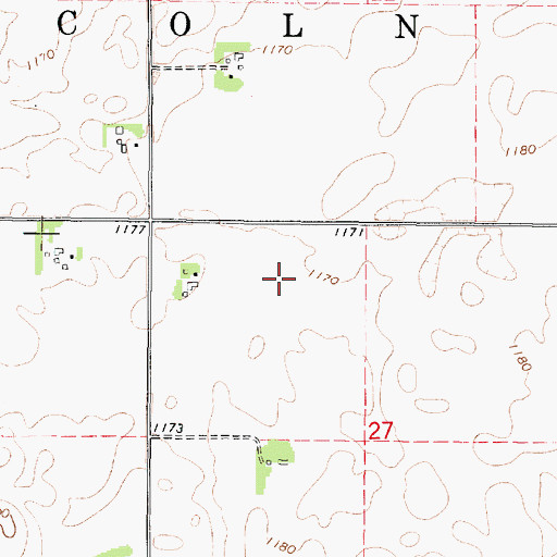 Topographic Map of Quam Wildlife Area, IA