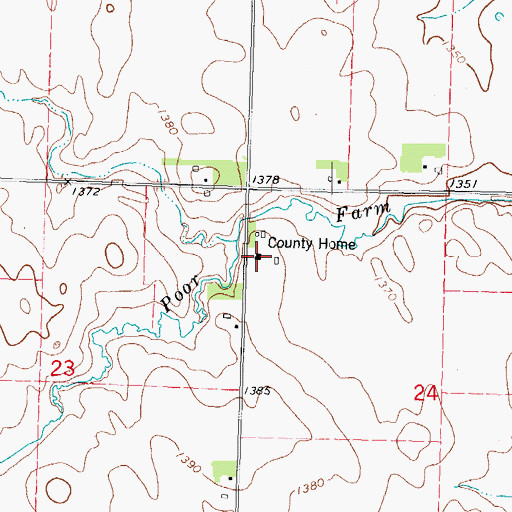 Topographic Map of Spectra Health Care, IA