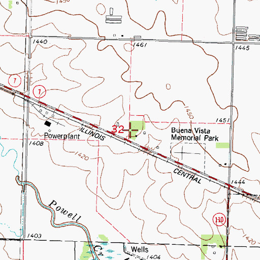 Topographic Map of Evangelical Free Church, IA