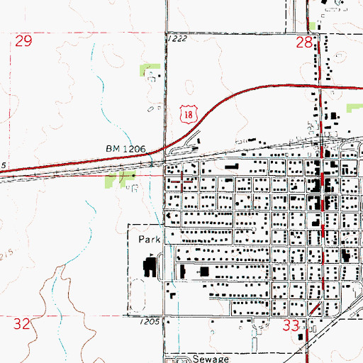 Topographic Map of Christian Reformed Church, IA