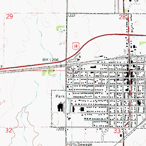 Topographic Map of Christian Reformed Church, IA