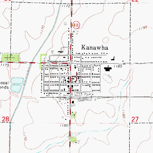 Topographic Map of Christian Reformed Church, IA