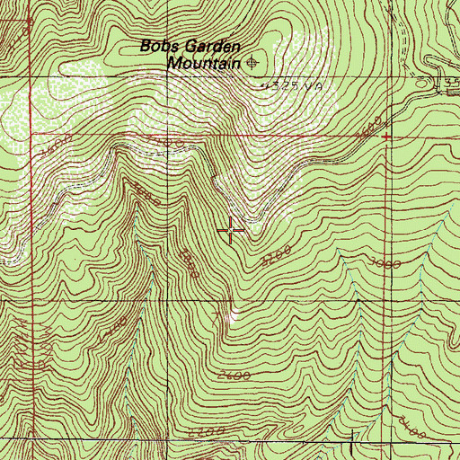 Topographic Map of Shasta Costa Overlook, OR