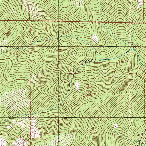 Topographic Map of Sixmile Recreation Site, OR