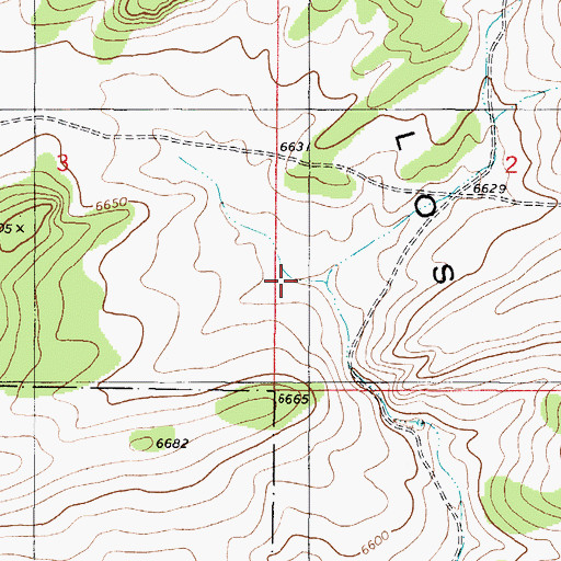 Topographic Map of Garden Windmill, NM