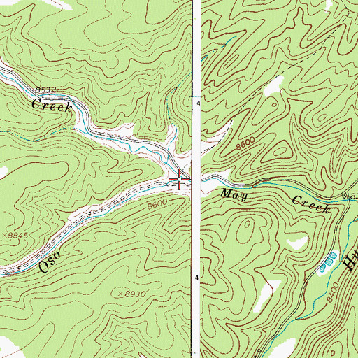 Topographic Map of Rito Oso, CO