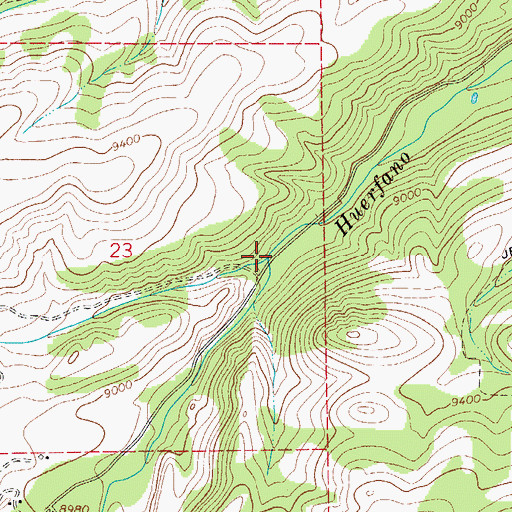 Topographic Map of Deer Creek, CO