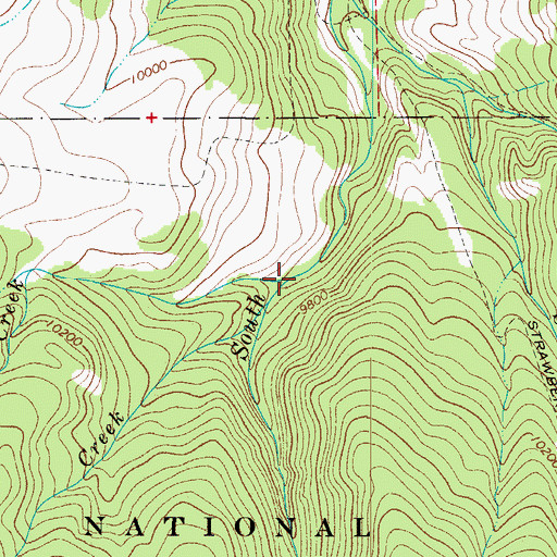 Topographic Map of Dutch Creek, CO