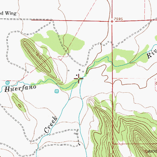 Topographic Map of Palo Duro Creek, CO