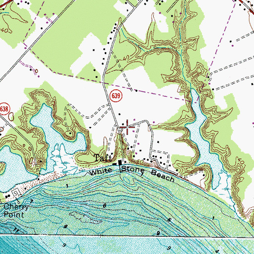 Topographic Map of Taft Post Office (historical), VA