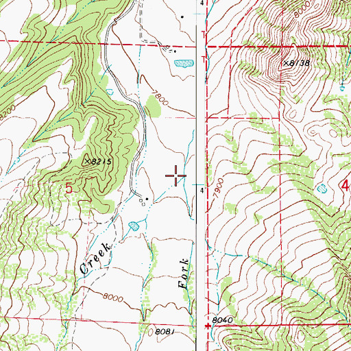 Topographic Map of South Fork Yellowstone Creek, CO