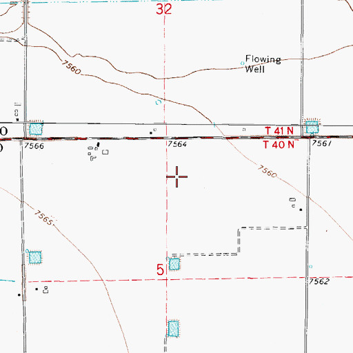 Topographic Map of Dog Springs Arroyo, CO