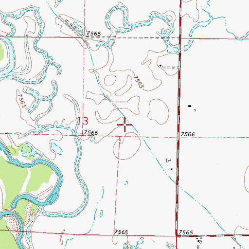 Topographic Map of Excelsior Ditch, CO