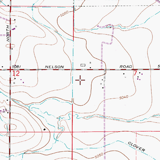 Topographic Map of Silver Creek High School, CO